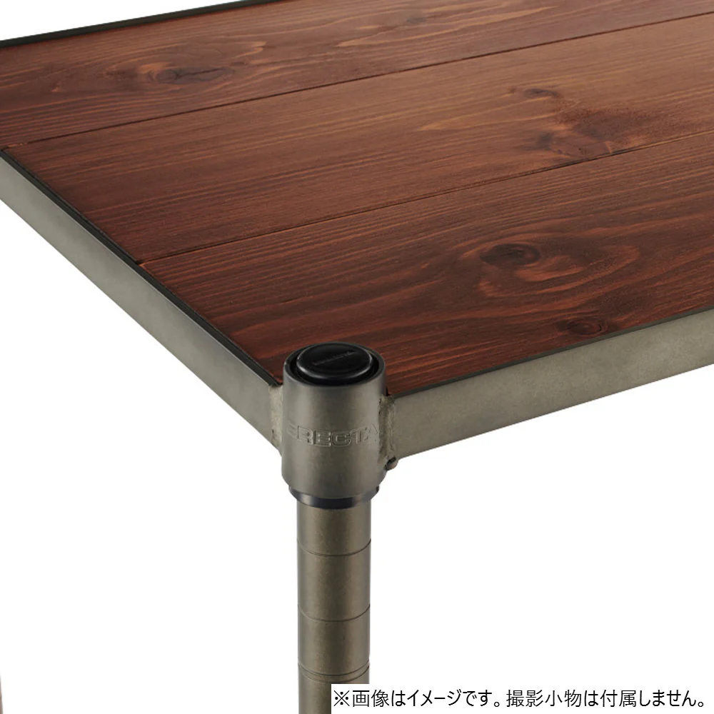 エレクター ベーシックシリーズ ヴィンテージエディション ウッドシェルフ W600xD450mm ラギッドシダー B1824VWRS1 - Image 2