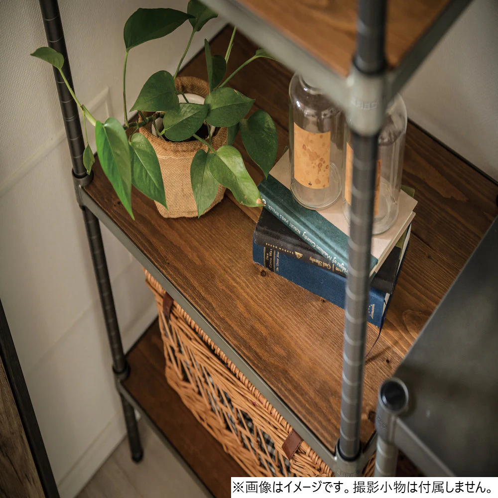 エレクター ベーシックシリーズ ヴィンテージエディション ウッドシェルフ W600xD450mm ラギッドシダー B1824VWRS1 - Image 5