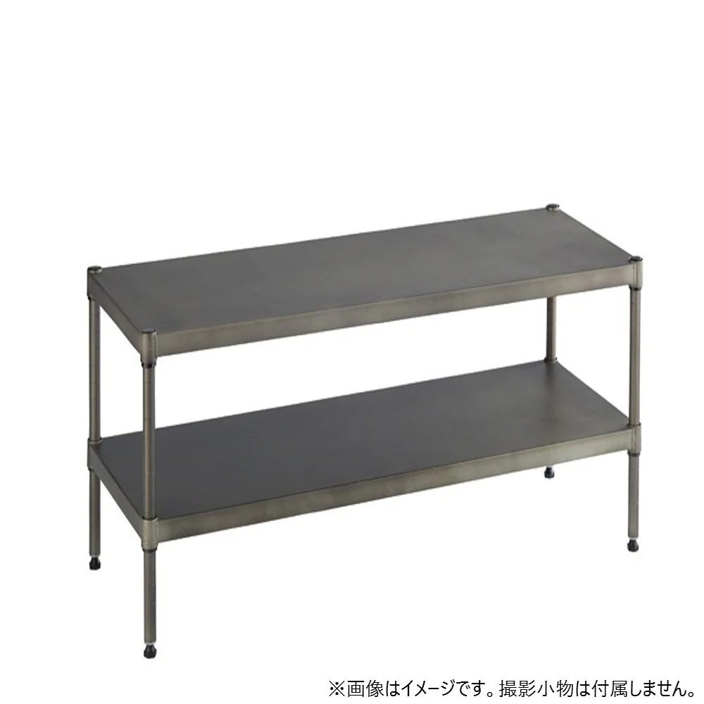 エレクター ベーシックシリーズ ヴィンテージエディション ソリッドシェルフ W600xD450mm シルバー B1824VSLD1 - Image 4