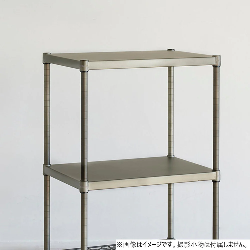 エレクター ベーシックシリーズ ヴィンテージエディション ソリッドシェルフ W600xD450mm シルバー B1824VSLD1 - Image 7