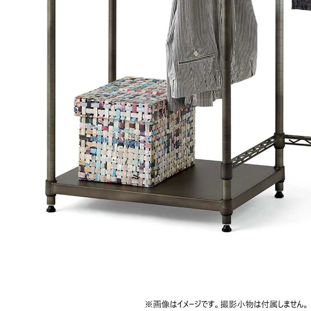 エレクター ベーシックシリーズ ヴィンテージエディション ソリッドシェルフW900xD450mm シルバー B1836VSLD1 - Image 5