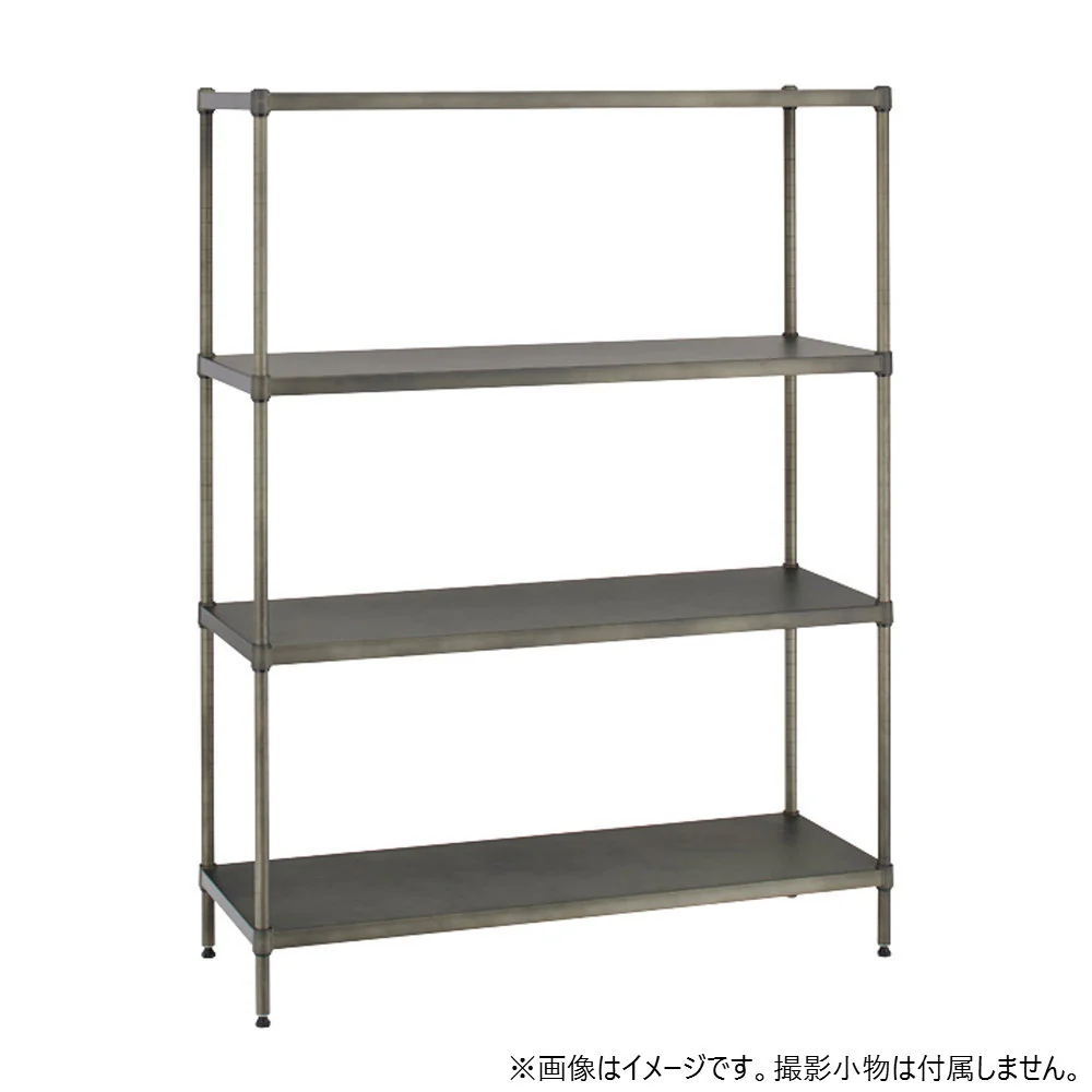 エレクター ベーシックシリーズ ヴィンテージエディション ソリッドシェルフW900xD450mm シルバー B1836VSLD1 - Image 8