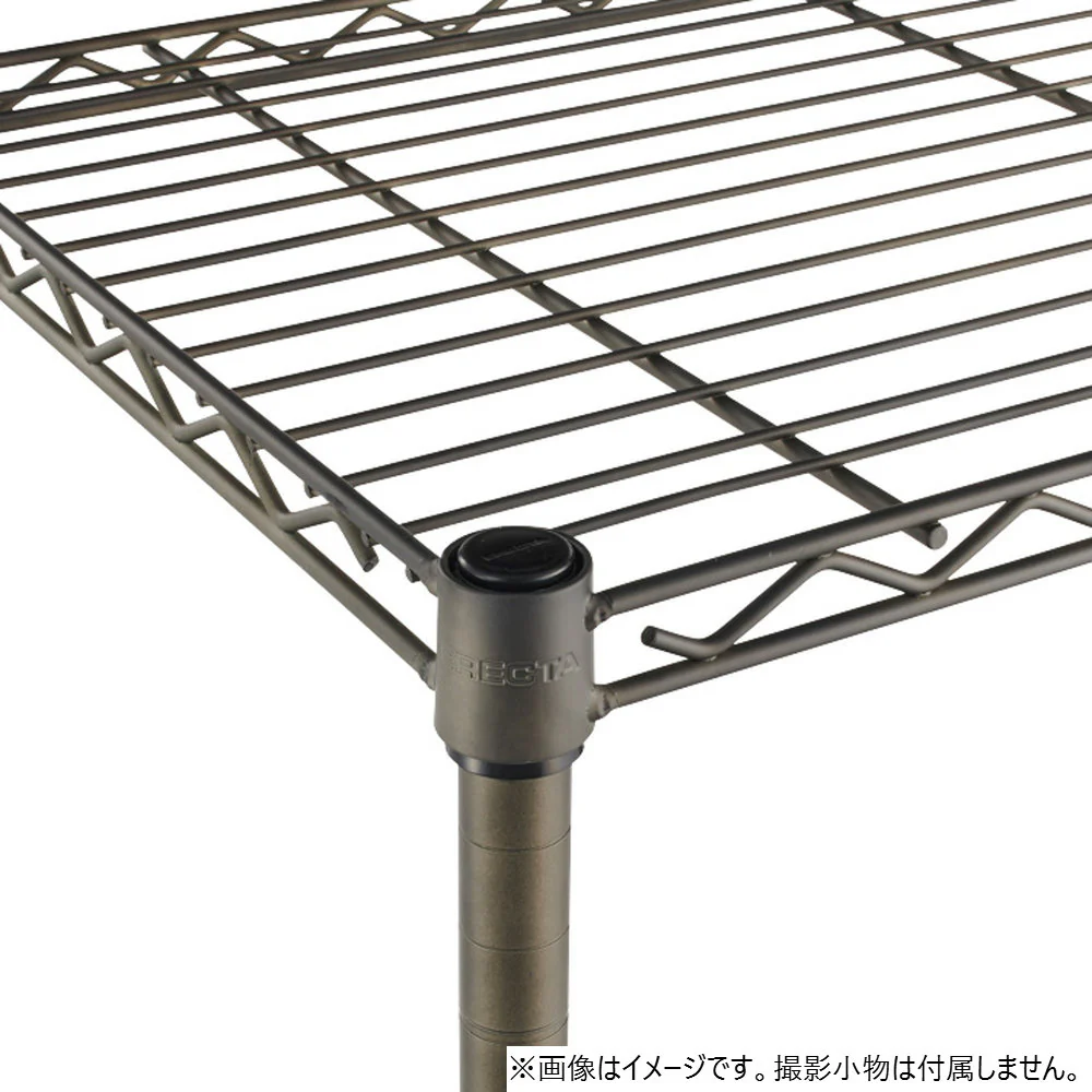 エレクター ベーシックシリーズ ヴィンテージエディション ワイヤーシェルフ W900xD450mm シルバー B1836VSS1 - Image 3