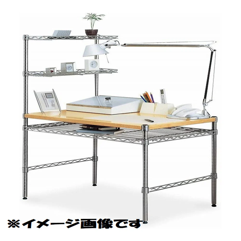 エレクター ベーシックシリーズ ハンガーレール 300mm用 クローム （2本入） BA112C - Image 4