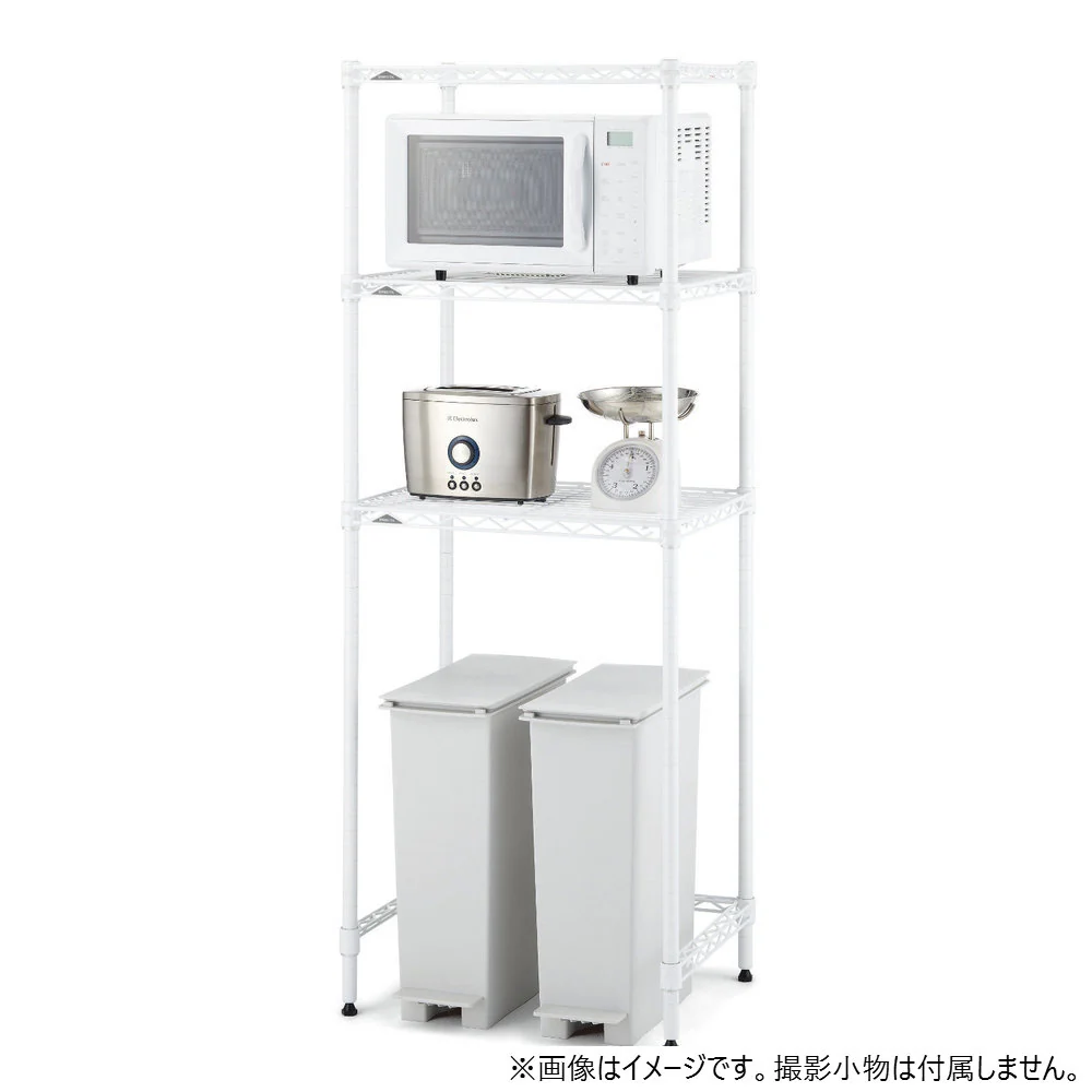 エレクター ベーシックシリーズ 3方クロスバー W450xD450mm ホワイト B1818TWW - Image 8