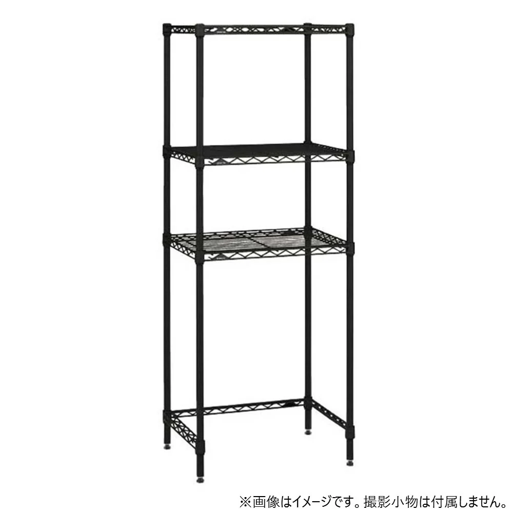 エレクター ベーシックシリーズ 3方クロスバー W450xD450mm ブラック B1818TWB - Image 3