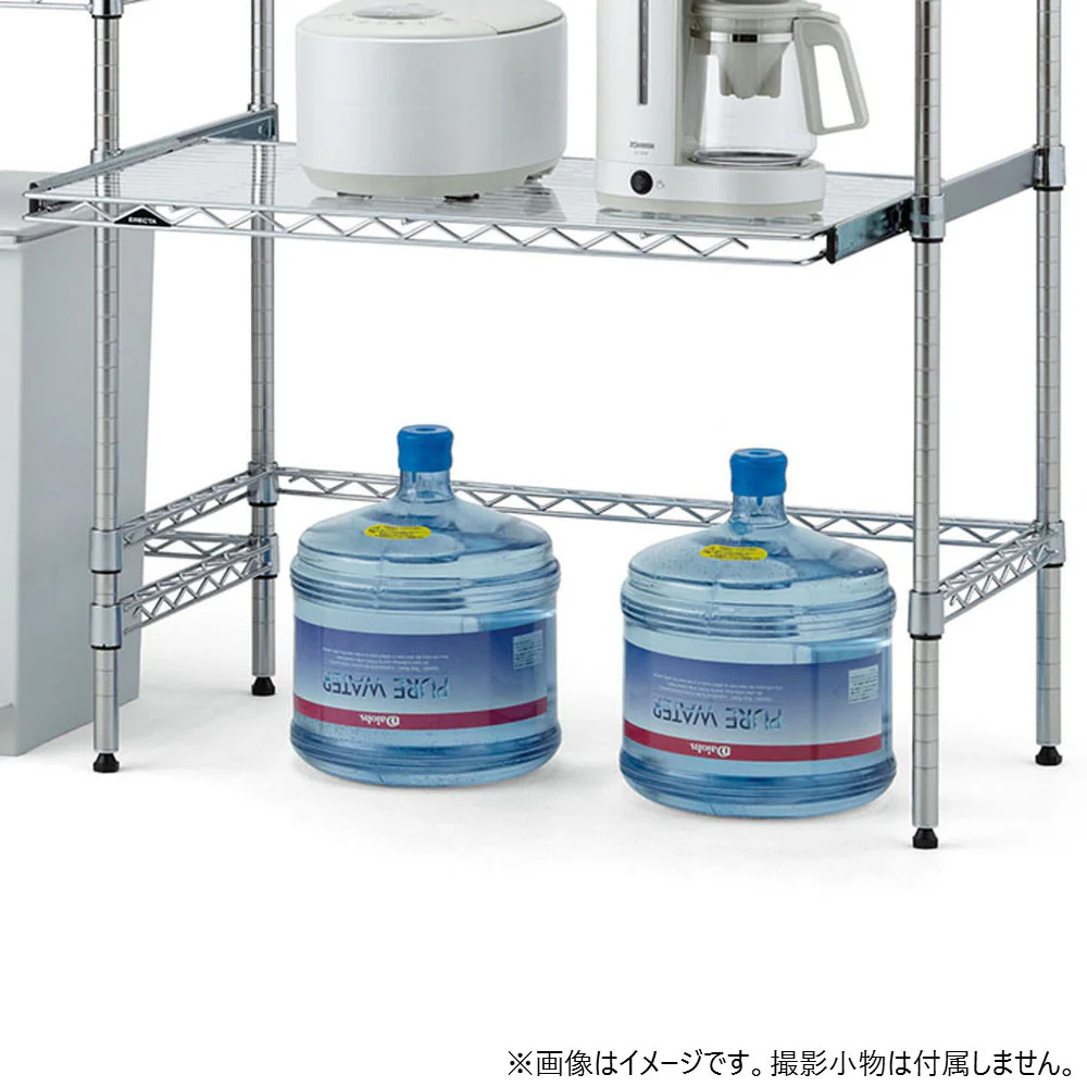 エレクター ベーシックシリーズ 3方クロスバー W450xD450mm クローム B1818TWC - Image 4