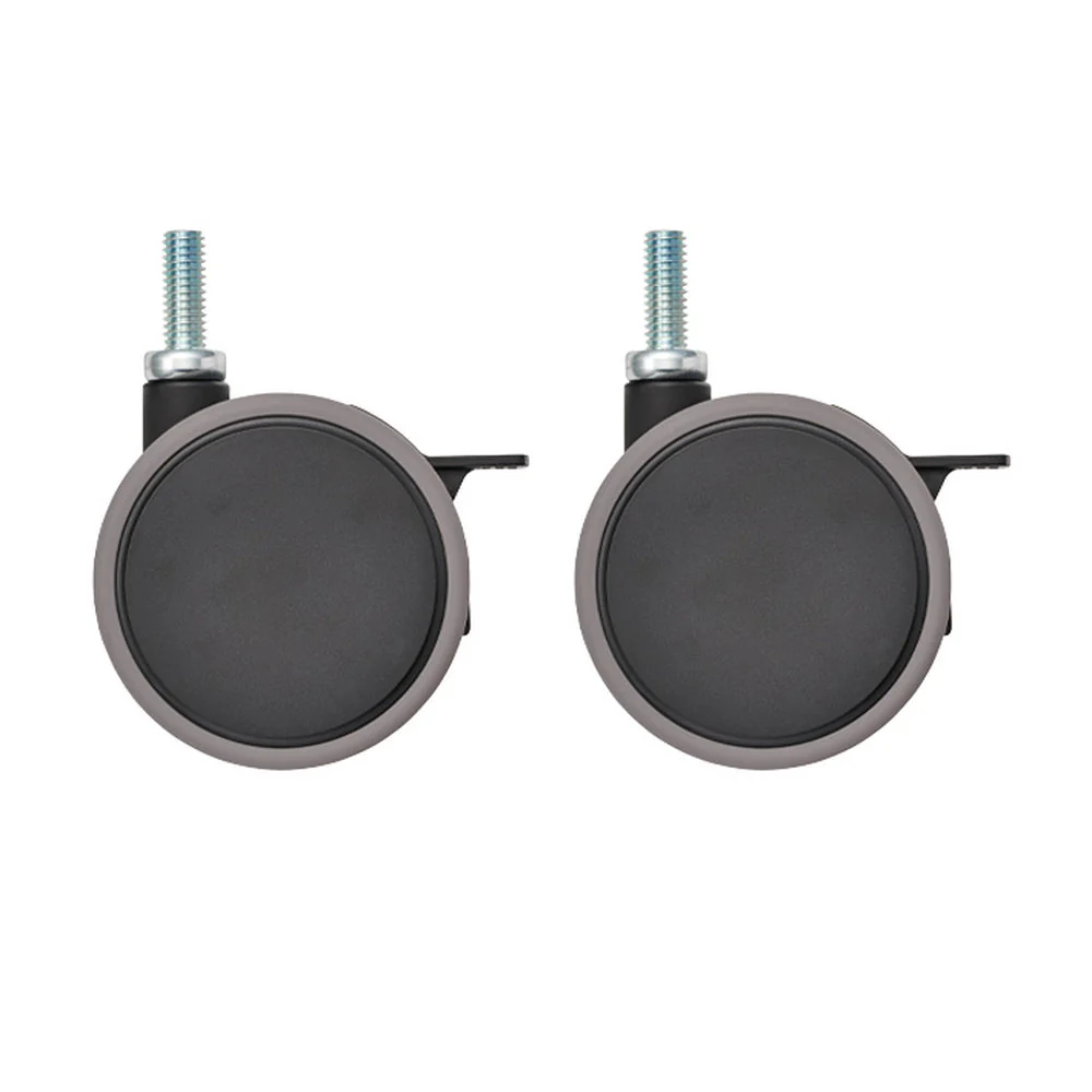 エレクター ベーシックシリーズ 双輪キャスター ストッパー付75mm ブラック BDRS75EBKG 2個入