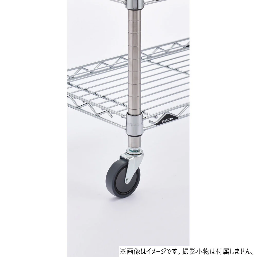 エレクター ベーシックシリーズ エラストマーキャスター 75mm BDR75 2個入 - Image 2