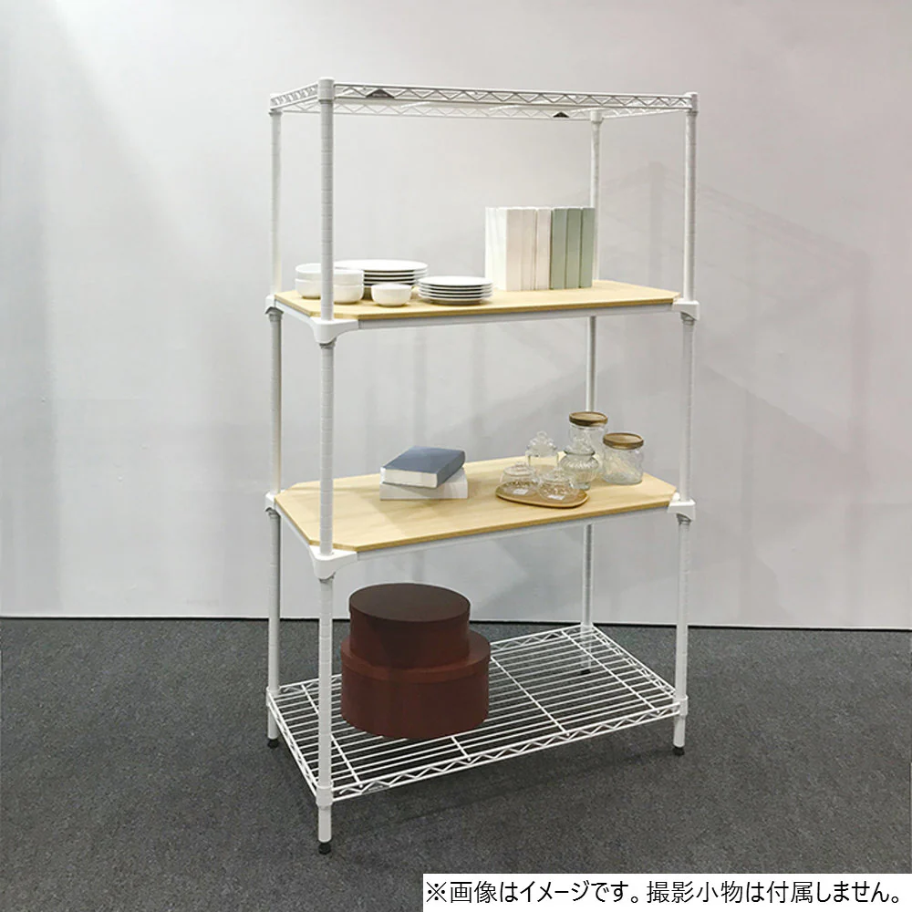 エレクター ベーシックシリーズ ポール 730mm ホワイト B29PW2 2本入 - Image 3
