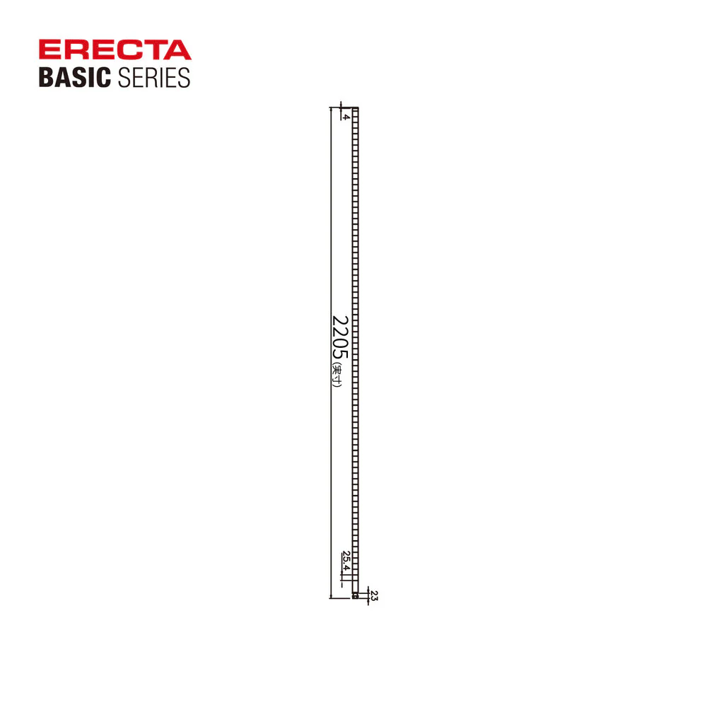 エレクター ベーシックシリーズ ポール 2200mm ステンレス B86PS2 2本入 - Image 2