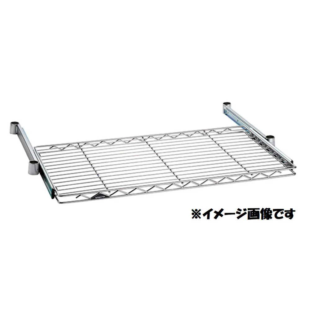エレクター ベーシックシリーズ スライディングシェルフ W450xD450mm ホワイト BSL1818W - Image 4