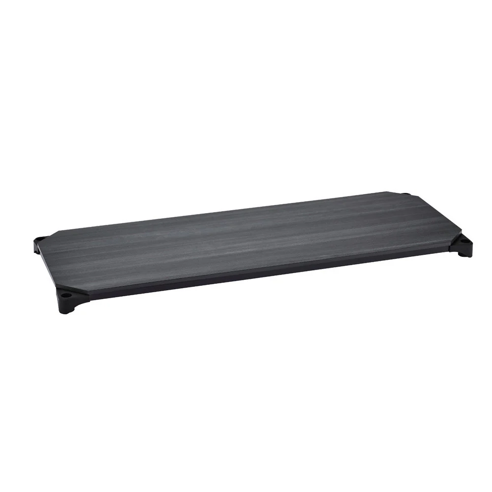エレクター ベーシックシリーズウッドシェルフ W600xD450mm ブラックウッド ブラックフレーム 棚用 B1824MBB1