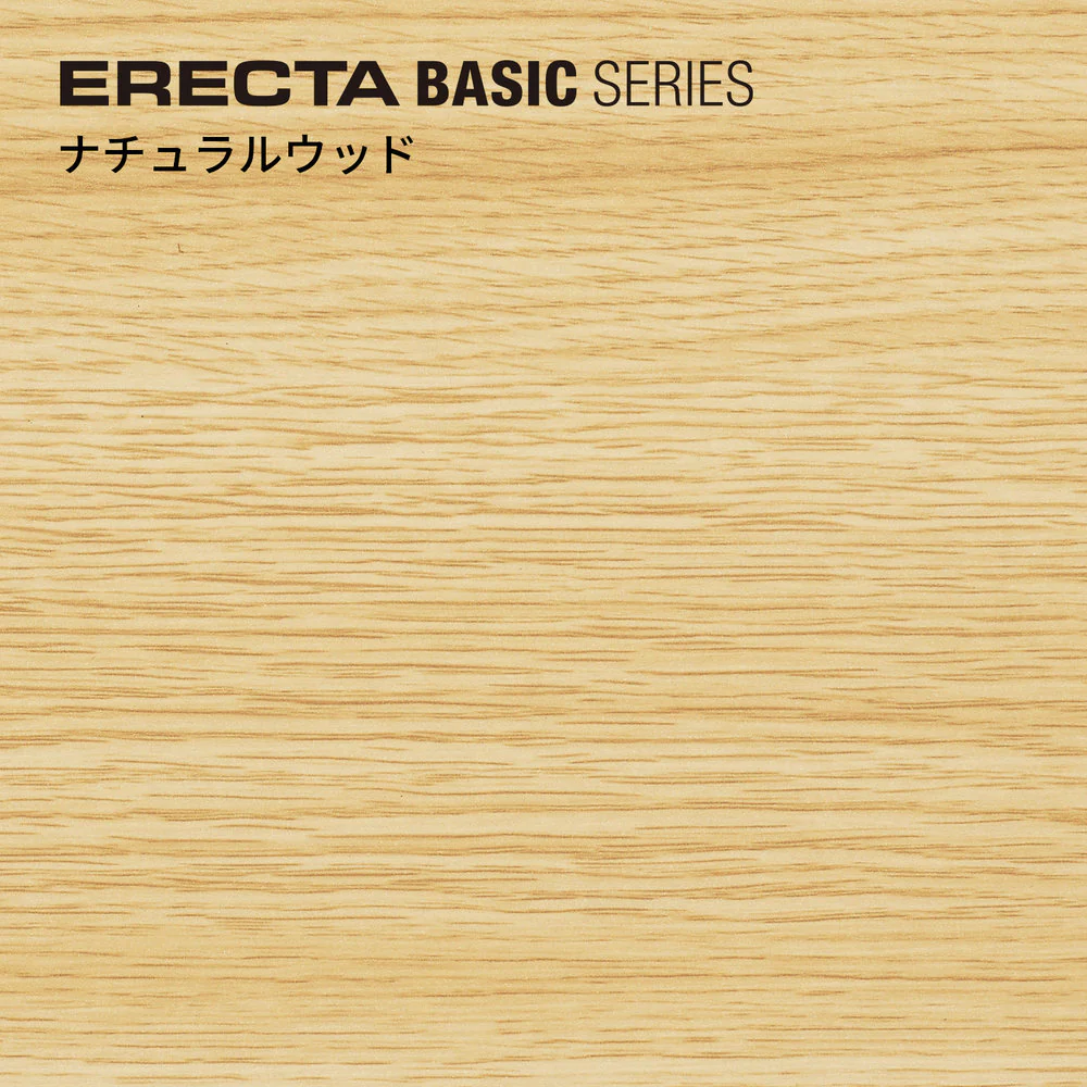 エレクター ベーシックシリーズウッドシェルフ W600xD450mm ナチュラルウッド ホワイトフレーム 棚用 B1824MNW1 - Image 11