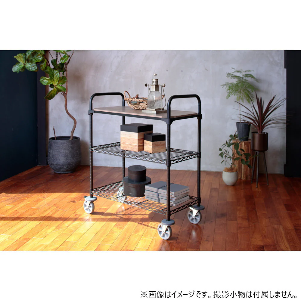エレクター ベーシックシリーズ ワイヤーシェルフ W450xD450mm ブラック B1818B1 - Image 4