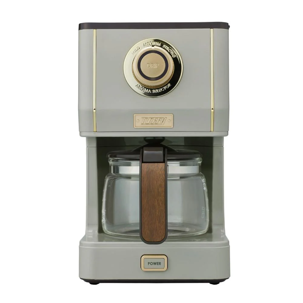 Toffy アロマドリップコーヒーメーカー K-CM5-GE 【直送品】 返品・キャンセル・他商品と同時購入は不可