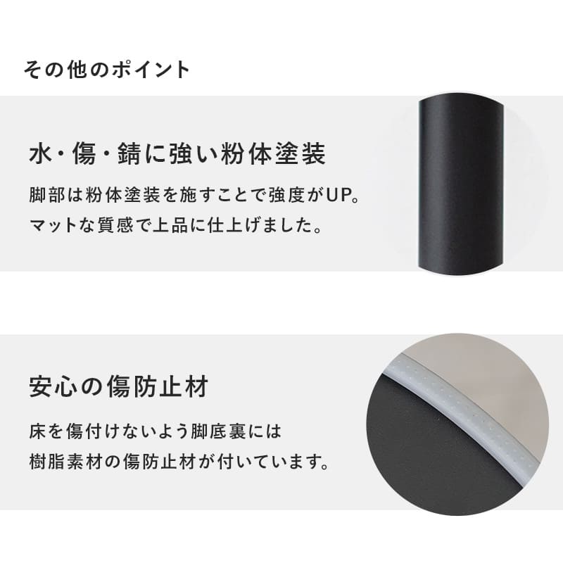 カフェテーブル(丸型) LT-4918MGY 【直送品】 返品・キャンセル・他商品と同時購入は不可 - Image 5