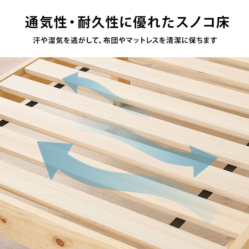 組立簡単 シングルベッド MB-5155SNA 【直送品】 返品・キャンセル・他商品と同時購入は不可 - Image 6
