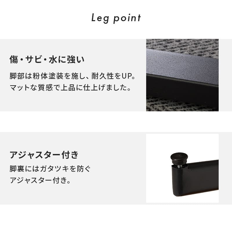 カフェテーブル LT-4930GY 【直送品】 返品・キャンセル・他商品と同時購入は不可 - Image 6