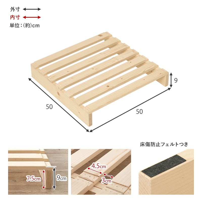 パレットベッド専用 追加床板2枚組 WB-7720S2 【直送品】 返品・キャンセル・他商品と同時購入は不可 - Image 7