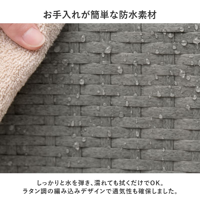 ランドリー 幅40cm RAN-2457DBR 【直送品】 返品・キャンセル・他商品と同時購入は不可 - Image 7