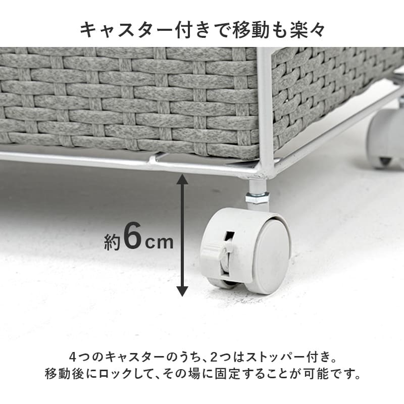 ランドリー 幅40cm RAN-2457GY 【直送品】 返品・キャンセル・他商品と同時購入は不可 - Image 8