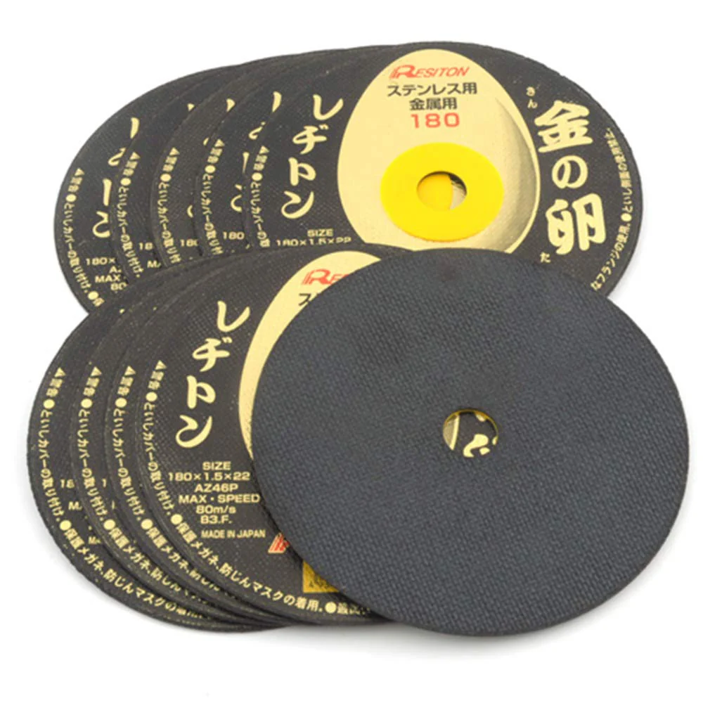 切断砥石 金の卵 10枚 180X1.5X22MM 【直送品】 返品・キャンセル・他商品と同時購入は不可