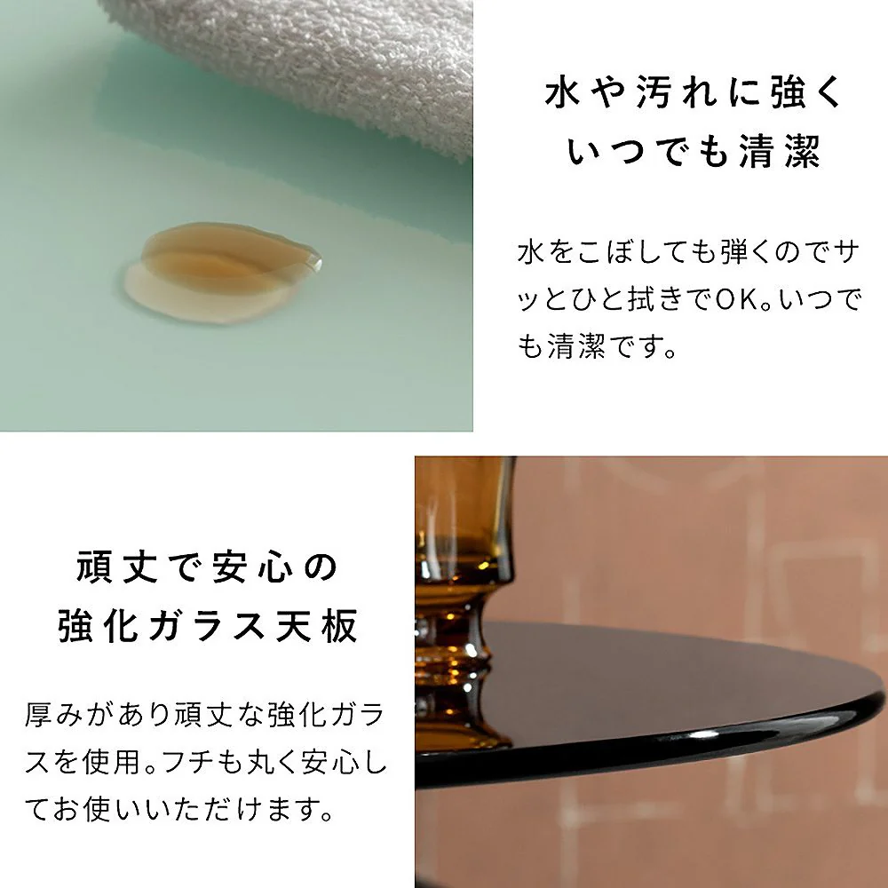 ダイニングテーブル リヴェル DNT-8082 ブラック 組立必要 【直送品】 返品・キャンセル・他商品と同時購入は不可 - Image 5