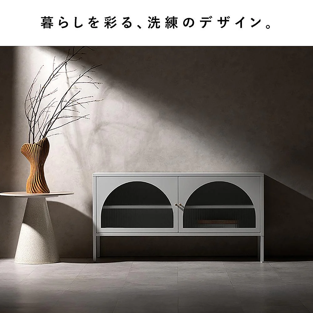 TV台 ムーン TV-1150 ホワイト 組立必要【直送品】 返品・キャンセル・他商品と同時購入は不可 - Image 3