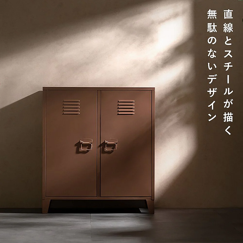 ロッカー ムーン LC-900 コーラルピンク 組立必要【直送品】 返品・キャンセル・他商品と同時購入は不可 - Image 3