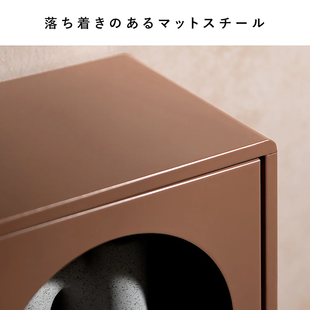 ディスプレイケース ムーン DSP-470 ベージュ 組立必要【直送品】 返品・キャンセル・他商品と同時購入は不可 - Image 6