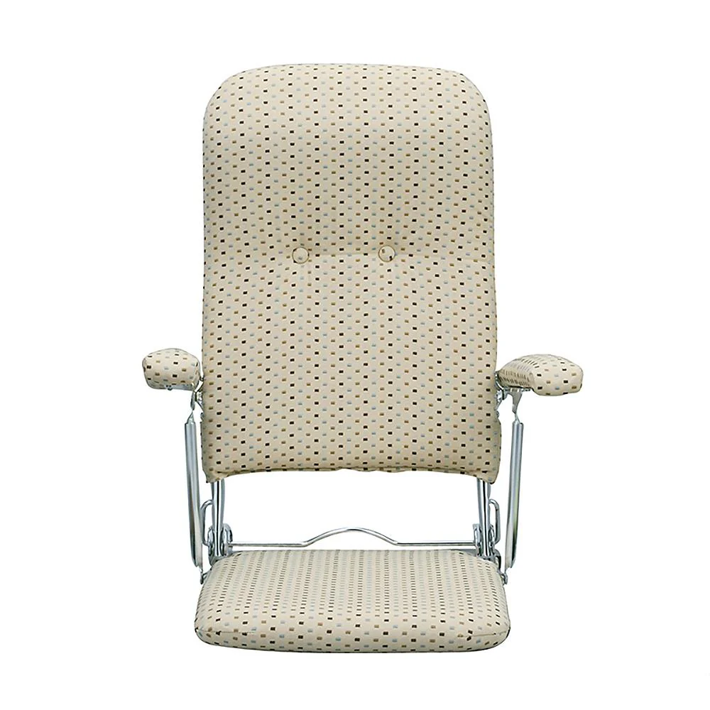 折りたたみ座椅子 PLACE(プラス)YS-1046 BE【直送品】 返品・キャンセル・他商品と同時購入は不可