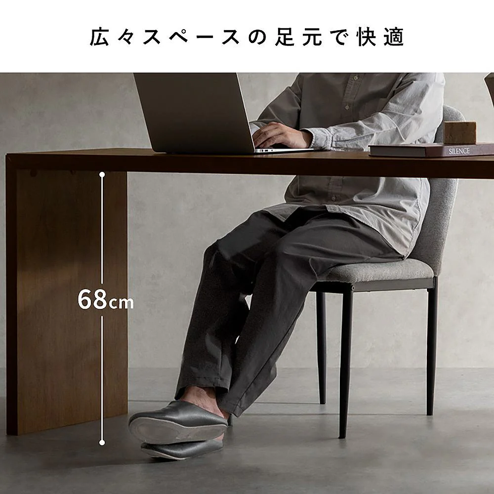 シンプルデスク ビサージュ ネオ DT-1007 ホワイト 組立必要 【直送品】 返品・キャンセル・他商品と同時購入は不可 - Image 4