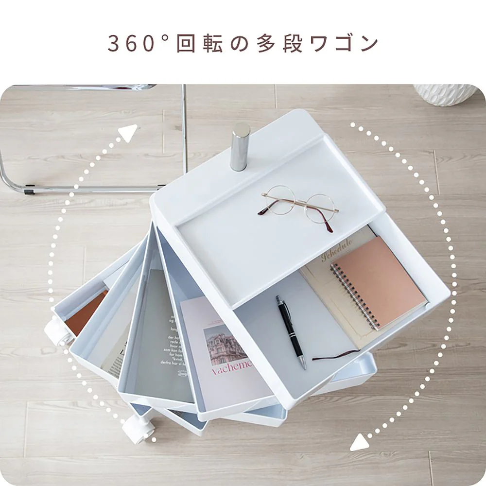 マルチワゴン プルーナ WG-H001 ネイビー 【直送品】 返品・キャンセル・他商品と同時購入は不可 - Image 3