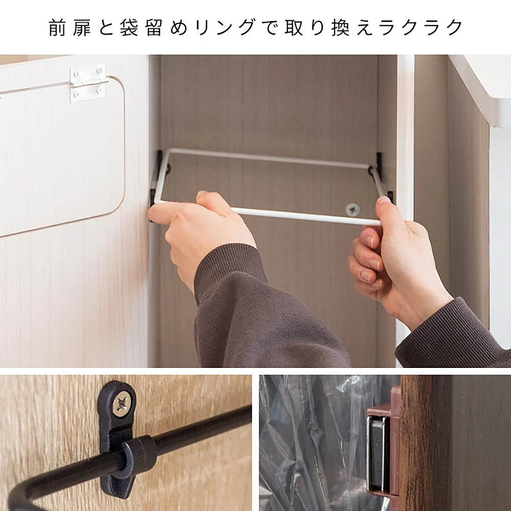 ダストボックス エンプロー DB-960R 大理石柄ホワイト 組立必要【直送品】 返品・キャンセル・他商品と同時購入は不可 - Image 8