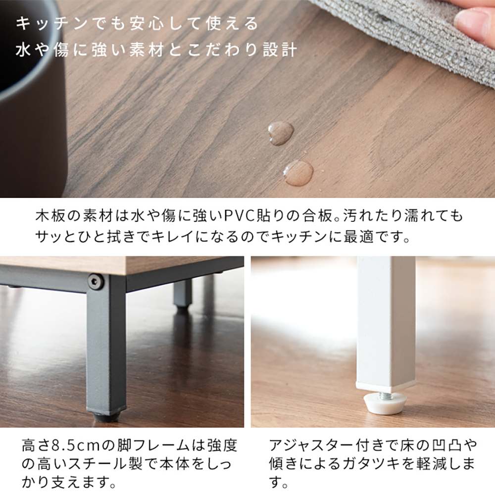 カウンターダストボックス ハルモア DB-9040 BR 組立必要【直送品】 返品・キャンセル・他商品と同時購入は不可 - Image 10