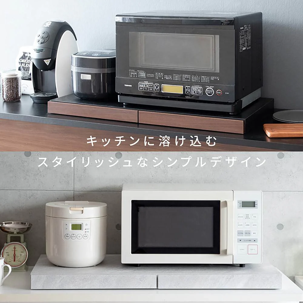 レンジ下トレー アベニール TY-002 ナチュラル 【直送品】 返品・キャンセル・他商品と同時購入は不可 - Image 9