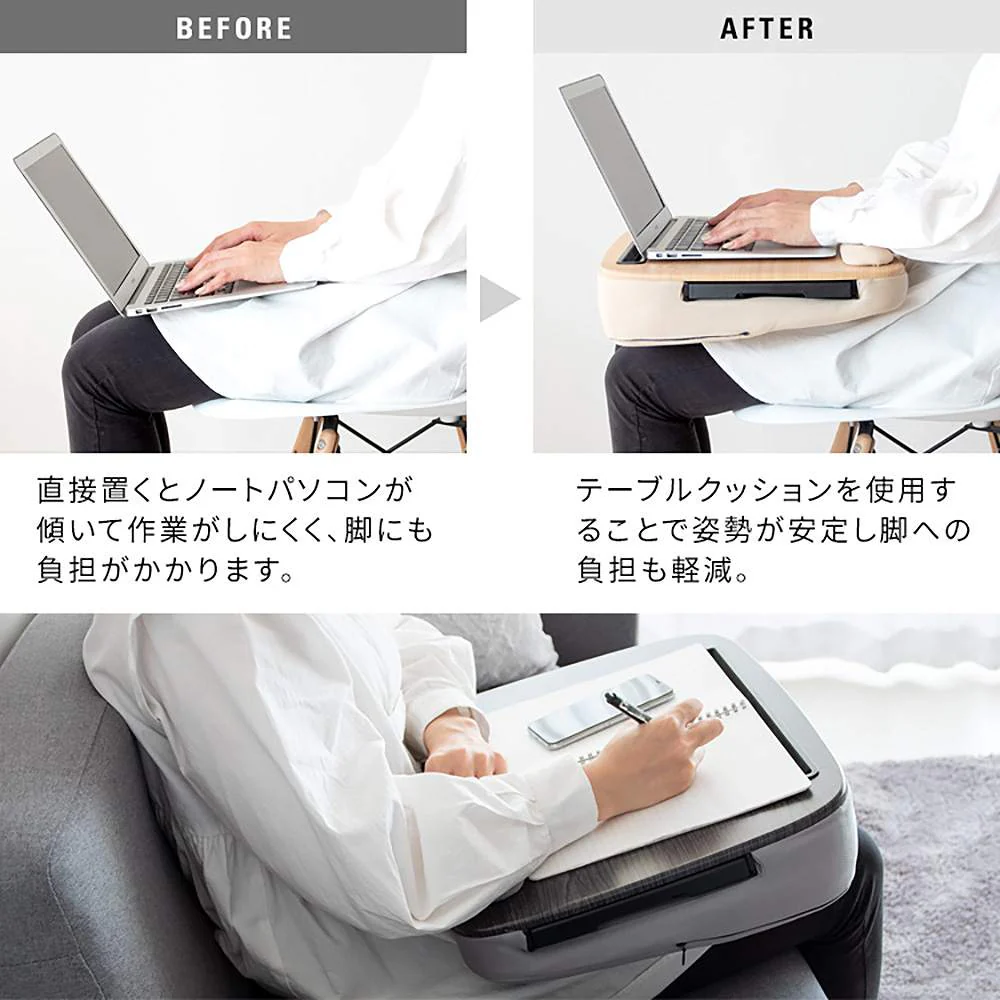 テーブルクッション Praco（プラコ）CN-80T GY  【直送品】 返品・キャンセル・他商品と同時購入は不可 - Image 5