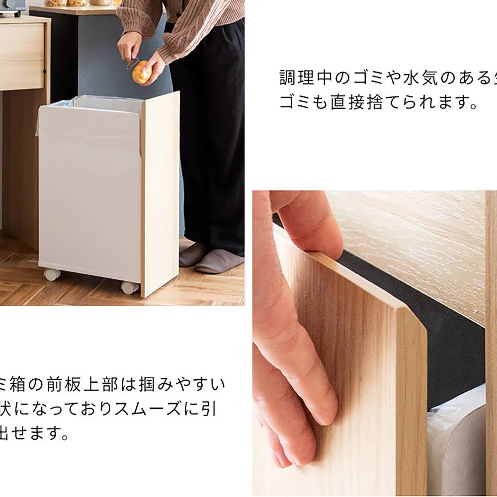 分別キャスターダストボックス DB-F2100 BRBK 組立必要【直送品】 返品・キャンセル・他商品と同時購入は不可 - Image 11