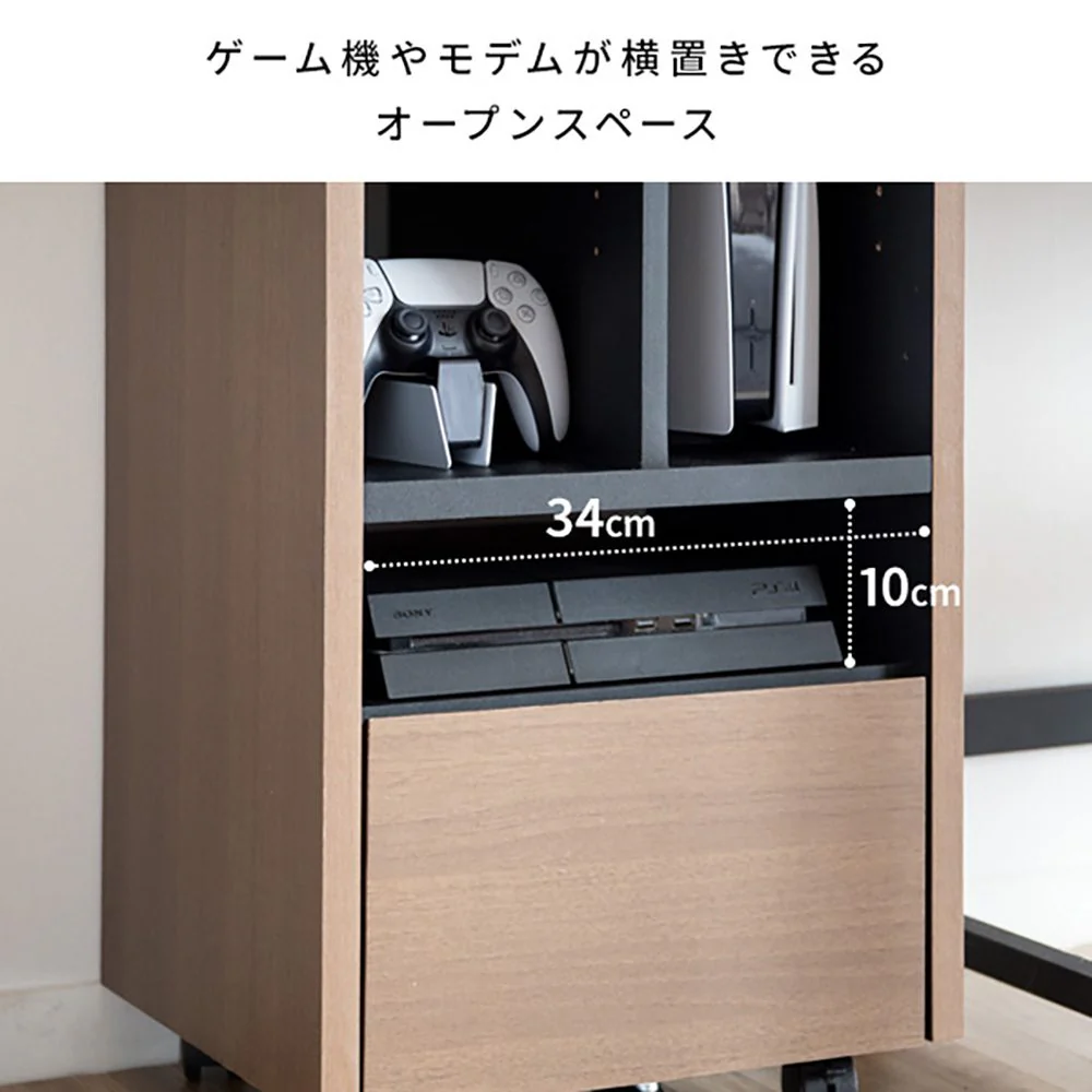 ゲーム機ラック『REGABO』GRK-001 BK 組立必要【直送品】 返品・キャンセル・他商品と同時購入は不可 - Image 8