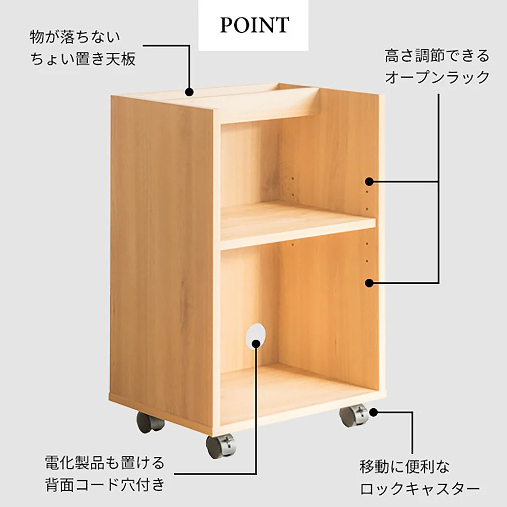サイドラック ルゼル DSR-001 NT 組立必要【直送品】 返品・キャンセル・他商品と同時購入は不可 - Image 6