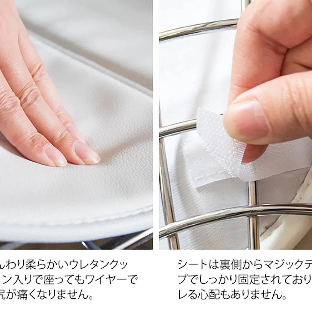 ハリー・ベルトイア ワイヤーハイスツール PCK-020N BK 組立必要【直送品】 返品・キャンセル・他商品と同時購入は不可 - Image 8