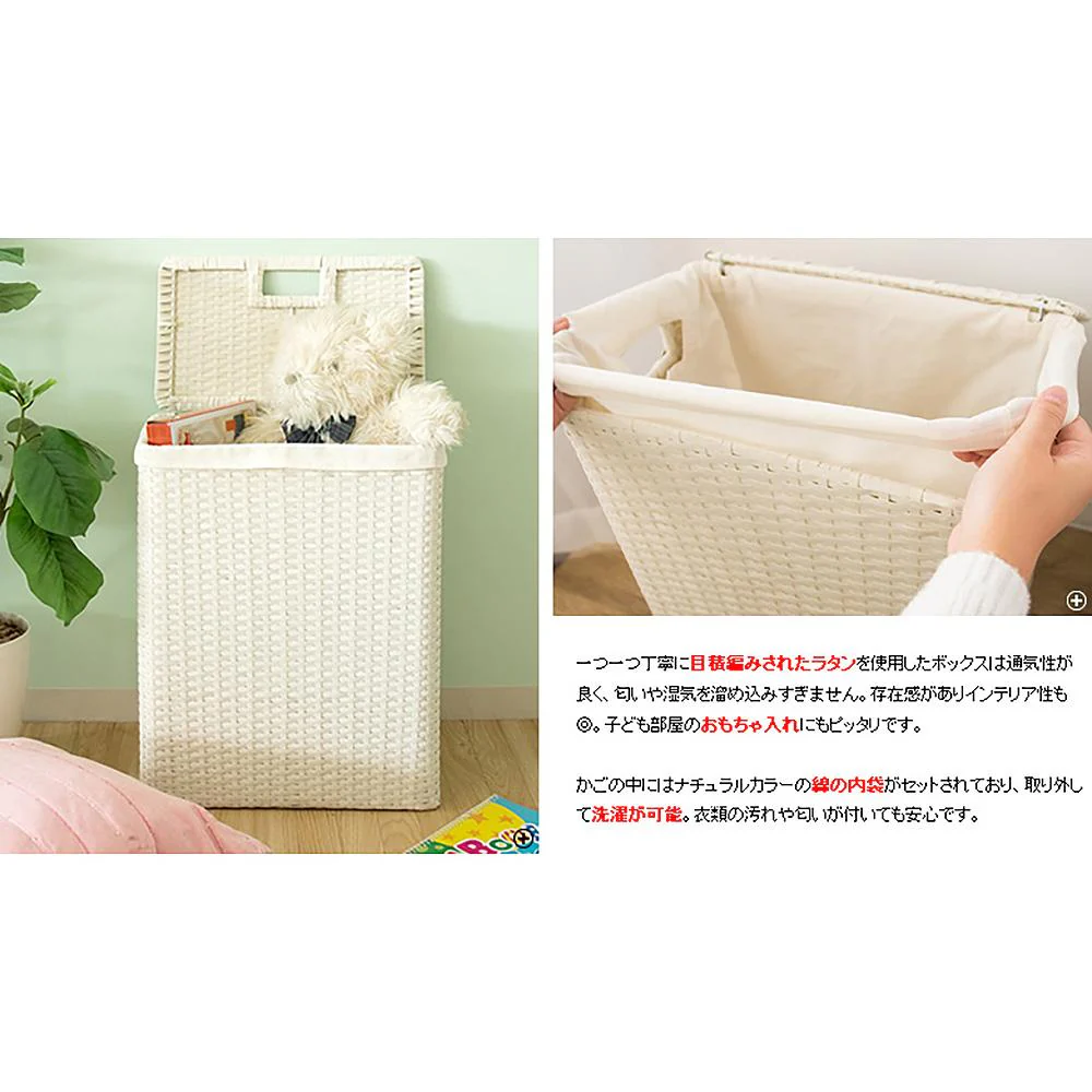 ランドリーボックス ディアリオ RB-380 BL【直送品】 返品・キャンセル・他商品と同時購入は不可 - Image 4