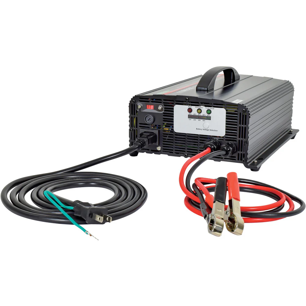 全自動充電器 全自動バッテリーチャージャー 12V-48V 【直送品】 返品・キャンセル・他商品と同時購入は不可