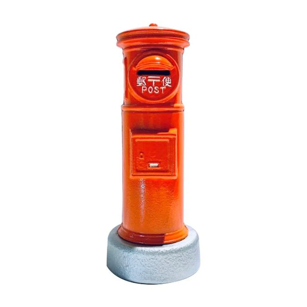 南部鉄器 ポスト型貯金箱 赤 29900 【直送品】 返品・キャンセル・他商品と同時購入は不可