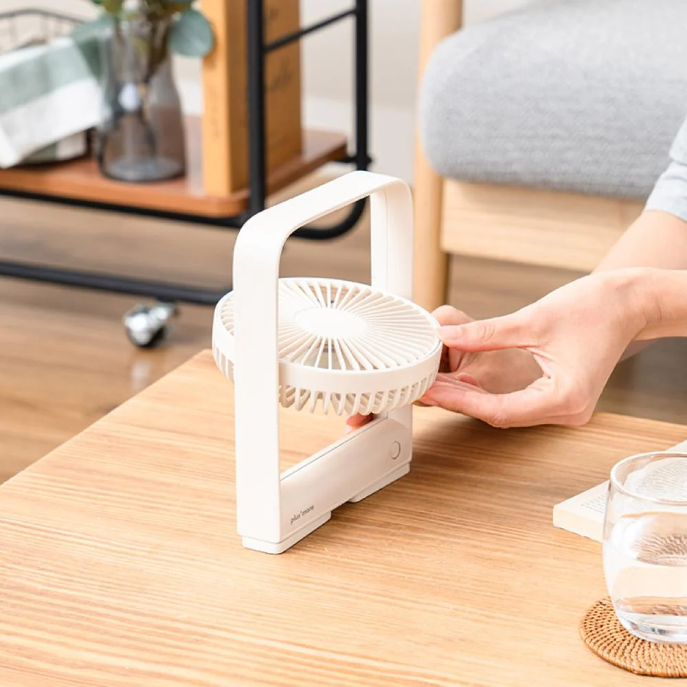 スリムデスクファンマグネット付 オフホワイト PBAF002-OW 【直送品】 返品・キャンセル・他商品と同時購入は不可 - Image 2