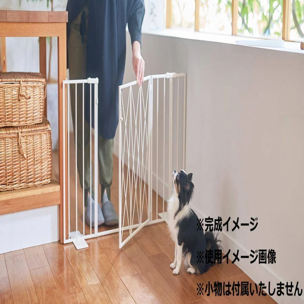 ペットゲート オーバル 扉タイプ ミルク S23-0649 【直送品】 返品・キャンセル・他商品と同時購入は不可 - Image 3