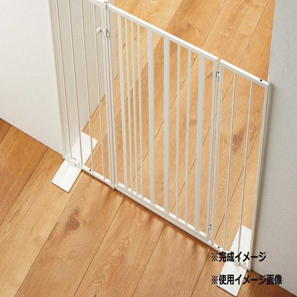 ペットゲート ストライプ 扉タイプ ミルク S23-0651 【直送品】 返品・キャンセル・他商品と同時購入は不可 - Image 3