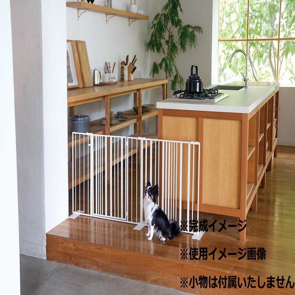 ペットゲート ストライプ 扉タイプ ミルク S23-0651 【直送品】 返品・キャンセル・他商品と同時購入は不可 - Image 6