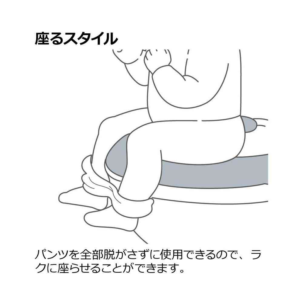 リッチェル ソフト補助便座K GY 1個 - Image 6